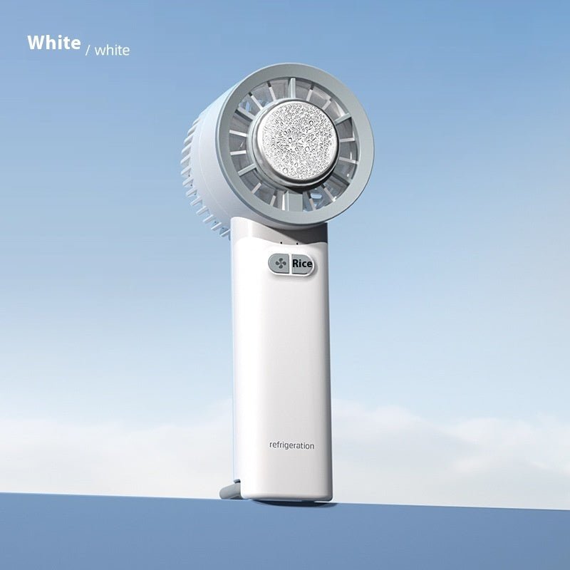 2024 Summer Gadget Handheld Turbo Jet Fan Mini Portable Ice Cold Fan Generation Brushless Motor Wind High Speed Duct Fans Violent Blower - Miramor