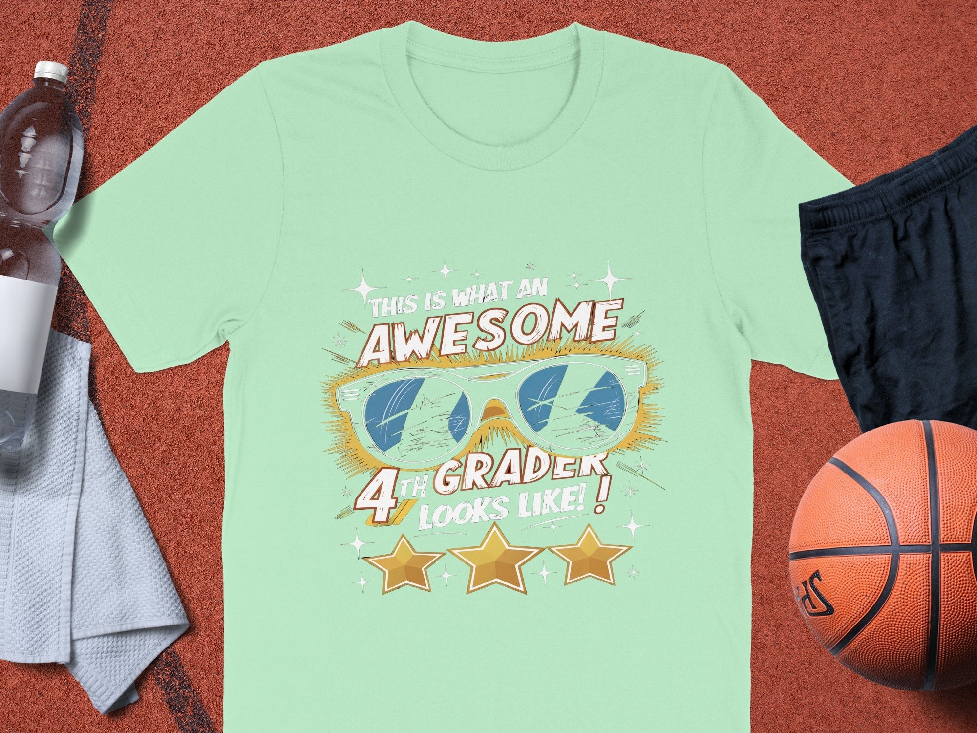 Awesome 4th Grader T - Shirt, Cool Fourth Grade Student Shirt, Gift for Fourth Graders, Back to School Tee, Fun 4th Grade Apparel - Miramor