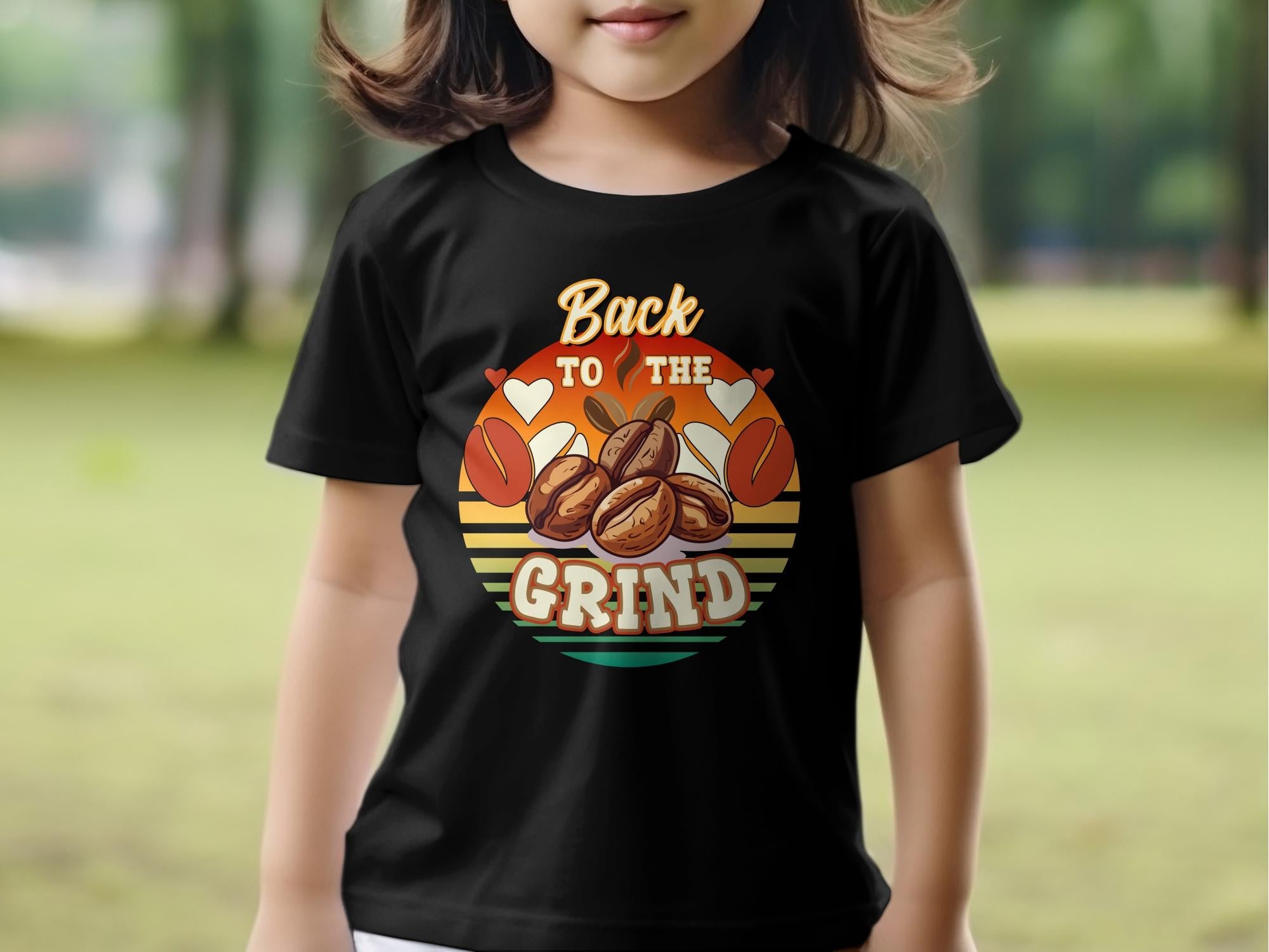 Back to the Grind T - Shirt, Coffee Lover Shirt, Retro Coffee Graphic Tee, Funny Coffee Shirt, Casual Wear, Gift for Coffee Enthusiast - Miramor