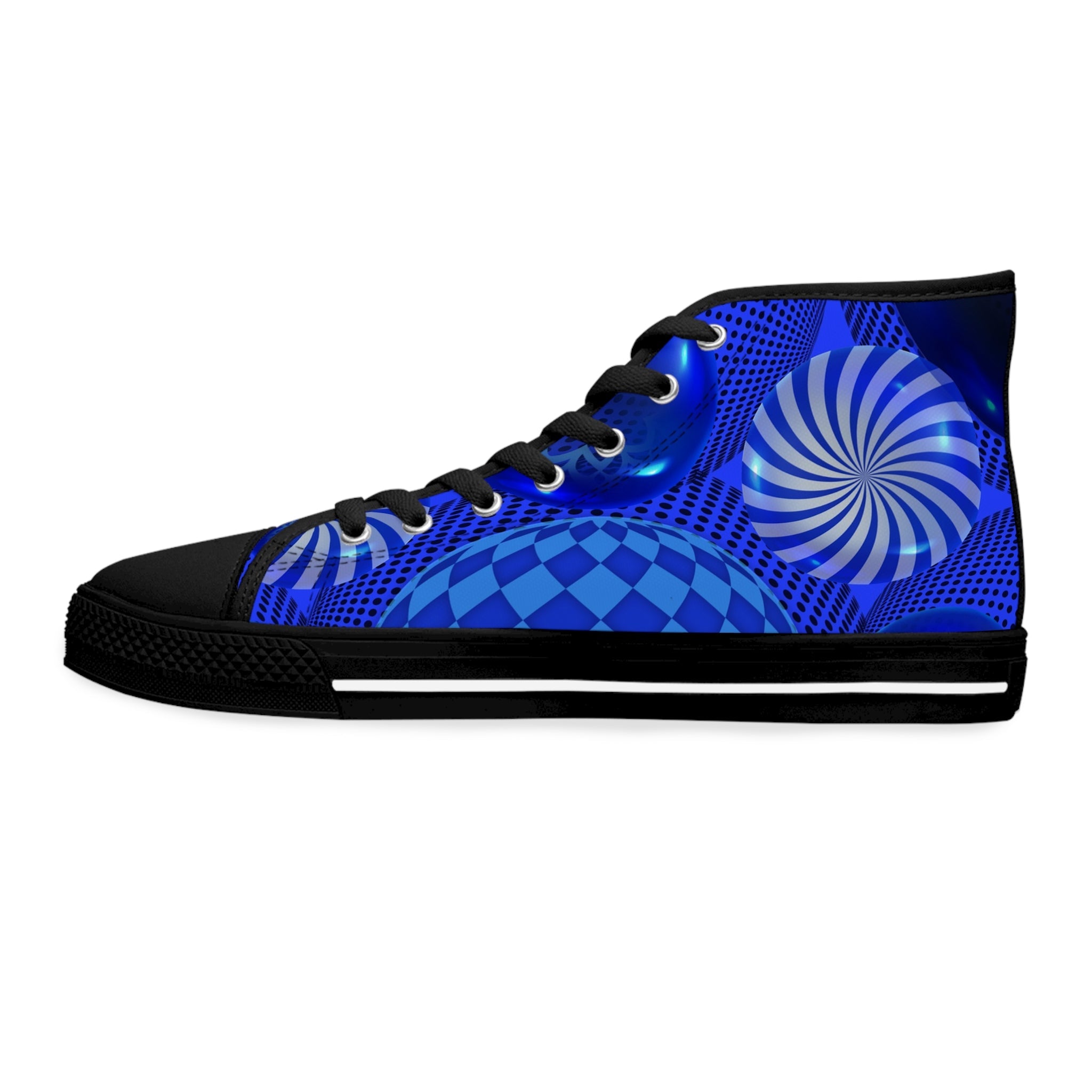 Blue Balls Women's High - Top Sneakers - Miramor