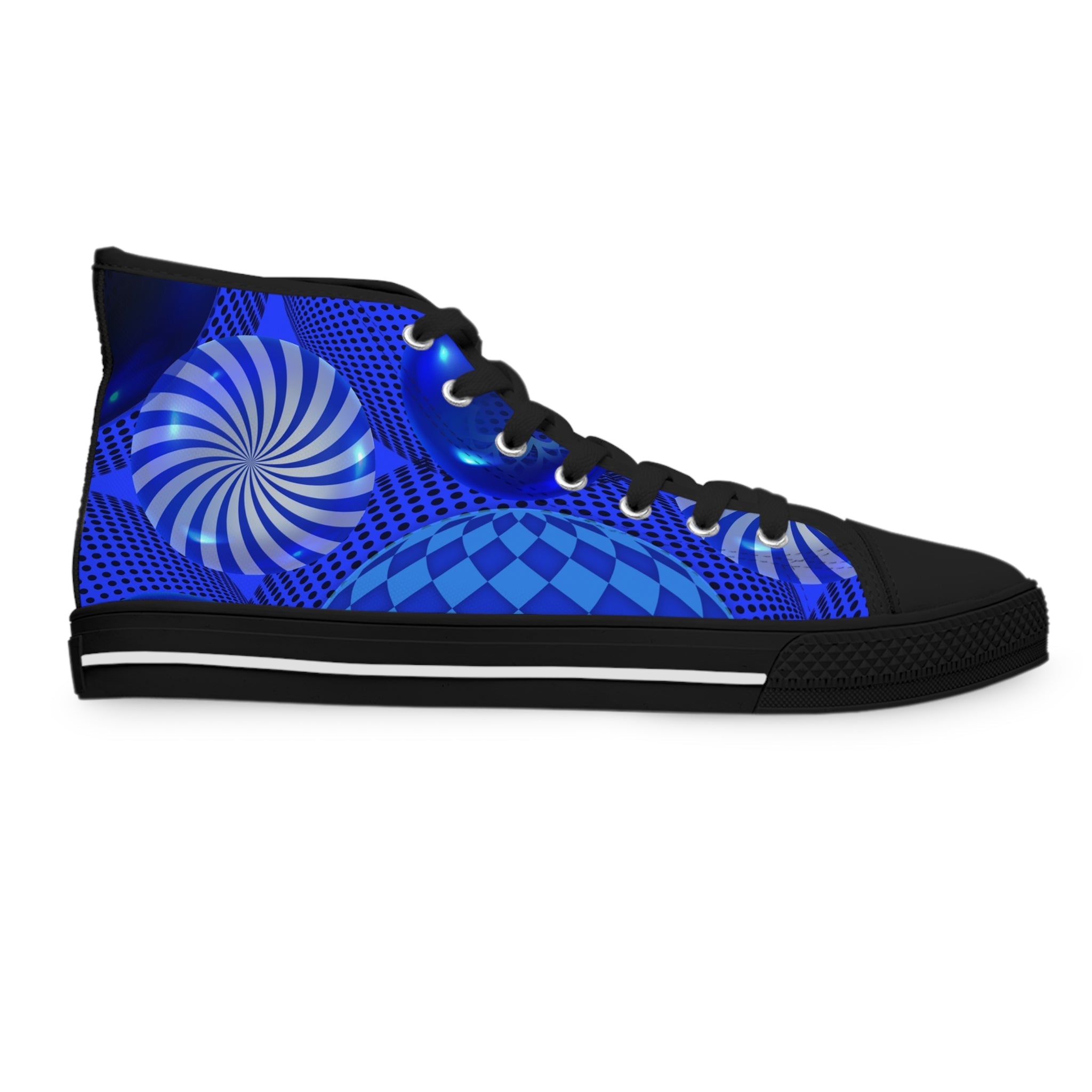 Blue Balls Women's High - Top Sneakers - Miramor