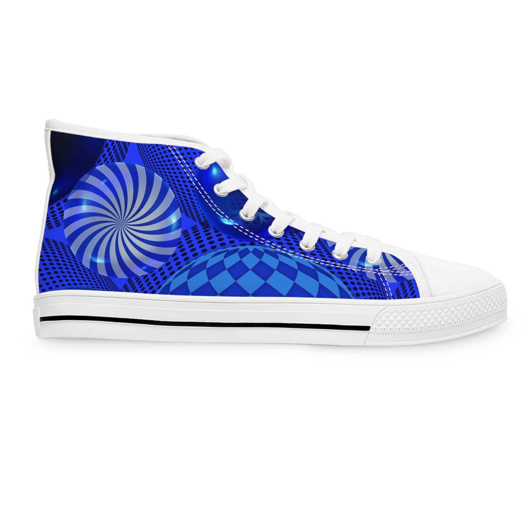 Blue Balls Women's High - Top Sneakers - Miramor