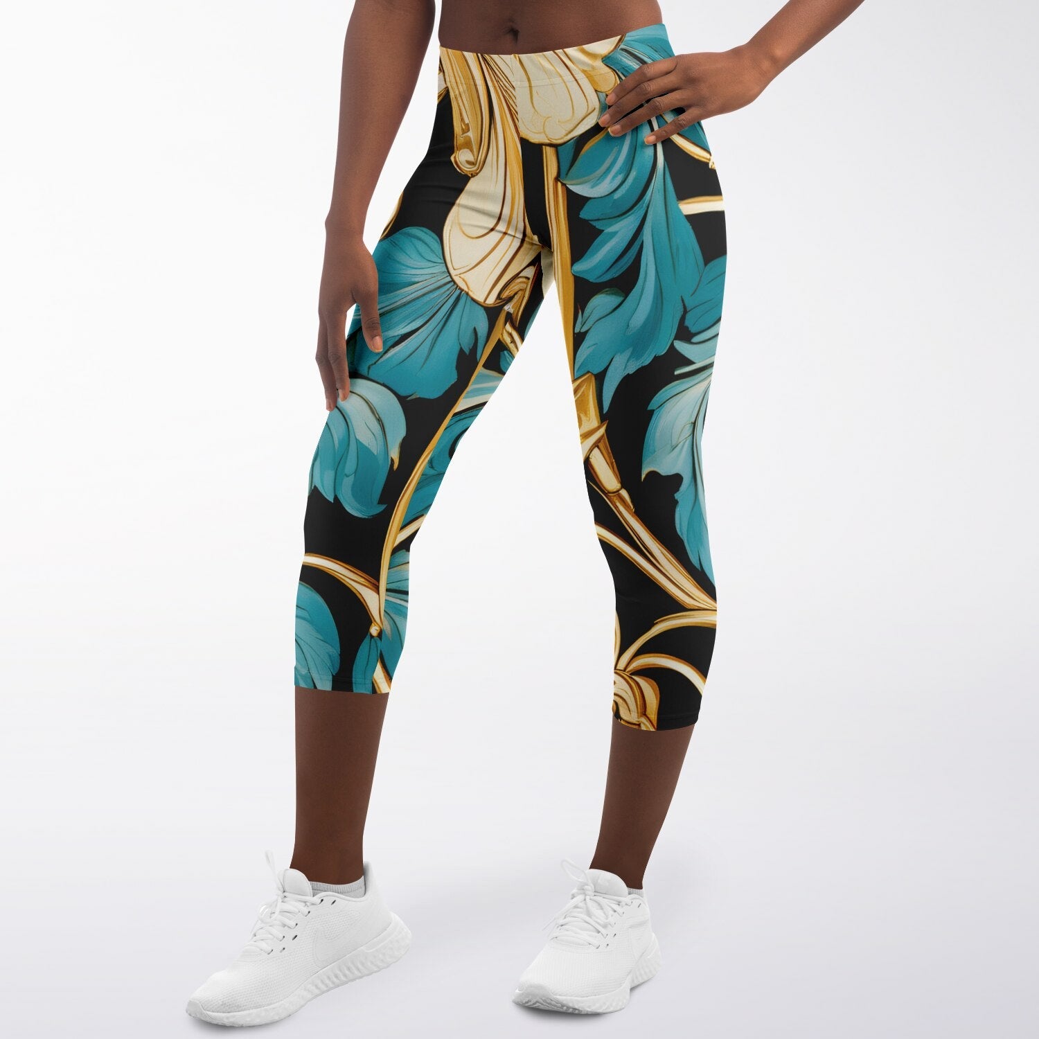 Capri Leggings - AOP - Miramor