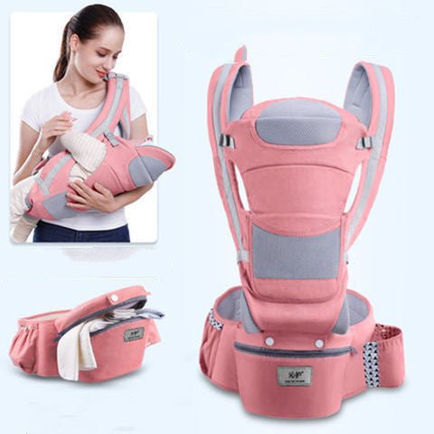 Ergonomic Baby Carrier Infant Baby Hipseat Carrier 3 In 1 Front Facing Ergonomic Kangaroo Baby Wrap Sling - Miramor