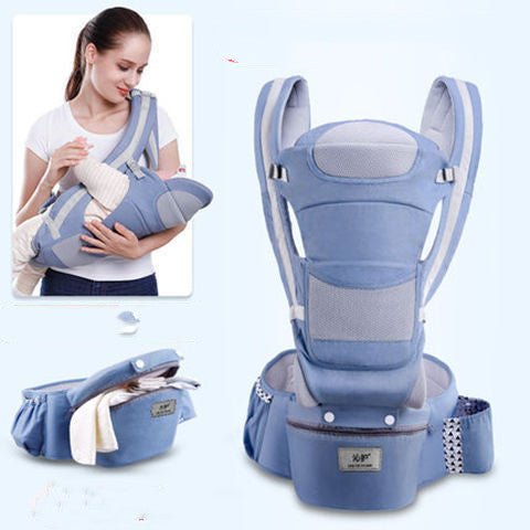 Ergonomic Baby Carrier Infant Baby Hipseat Carrier 3 In 1 Front Facing Ergonomic Kangaroo Baby Wrap Sling - Miramor