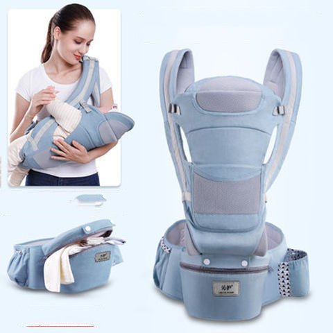 Ergonomic Baby Carrier Infant Baby Hipseat Carrier 3 In 1 Front Facing Ergonomic Kangaroo Baby Wrap Sling - Miramor