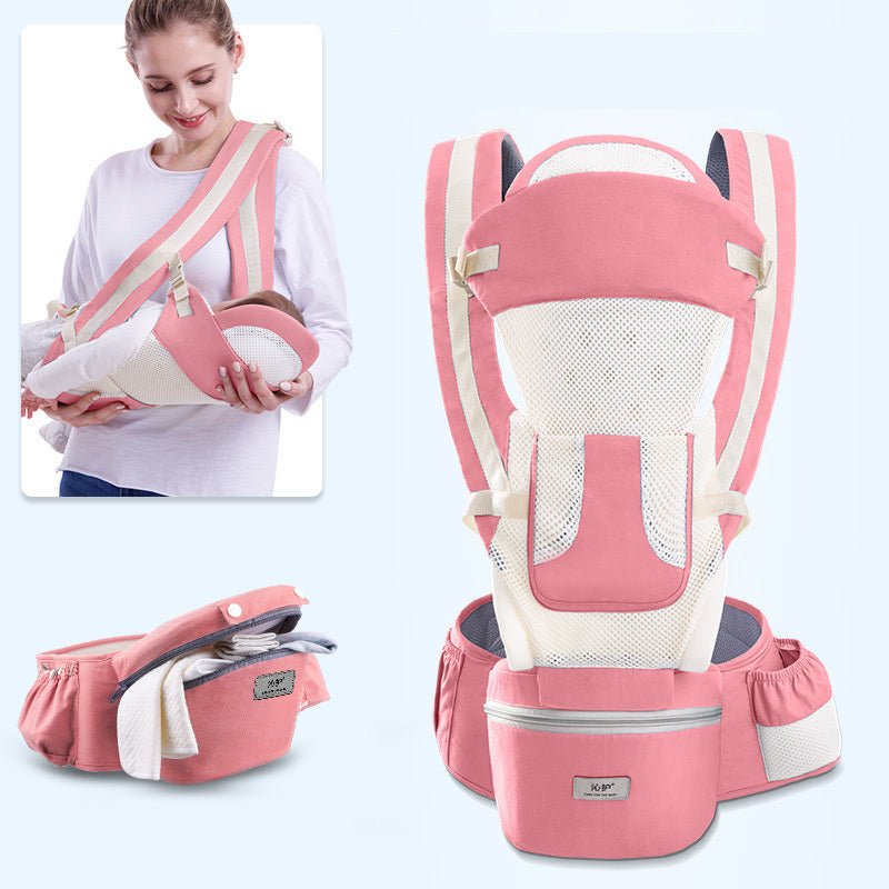 Ergonomic Baby Carrier Infant Baby Hipseat Carrier 3 In 1 Front Facing Ergonomic Kangaroo Baby Wrap Sling - Miramor