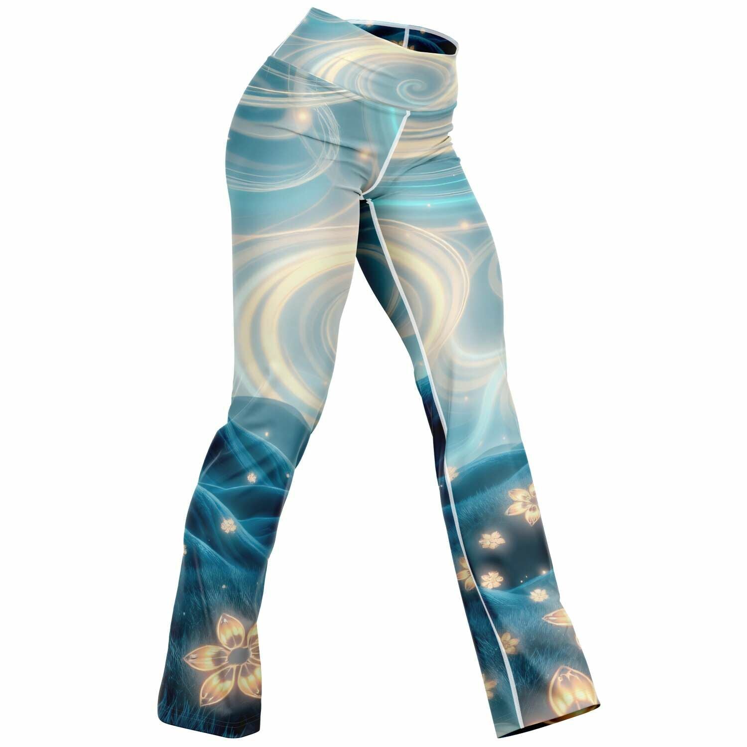 Flare Leggings - AOP - Miramor