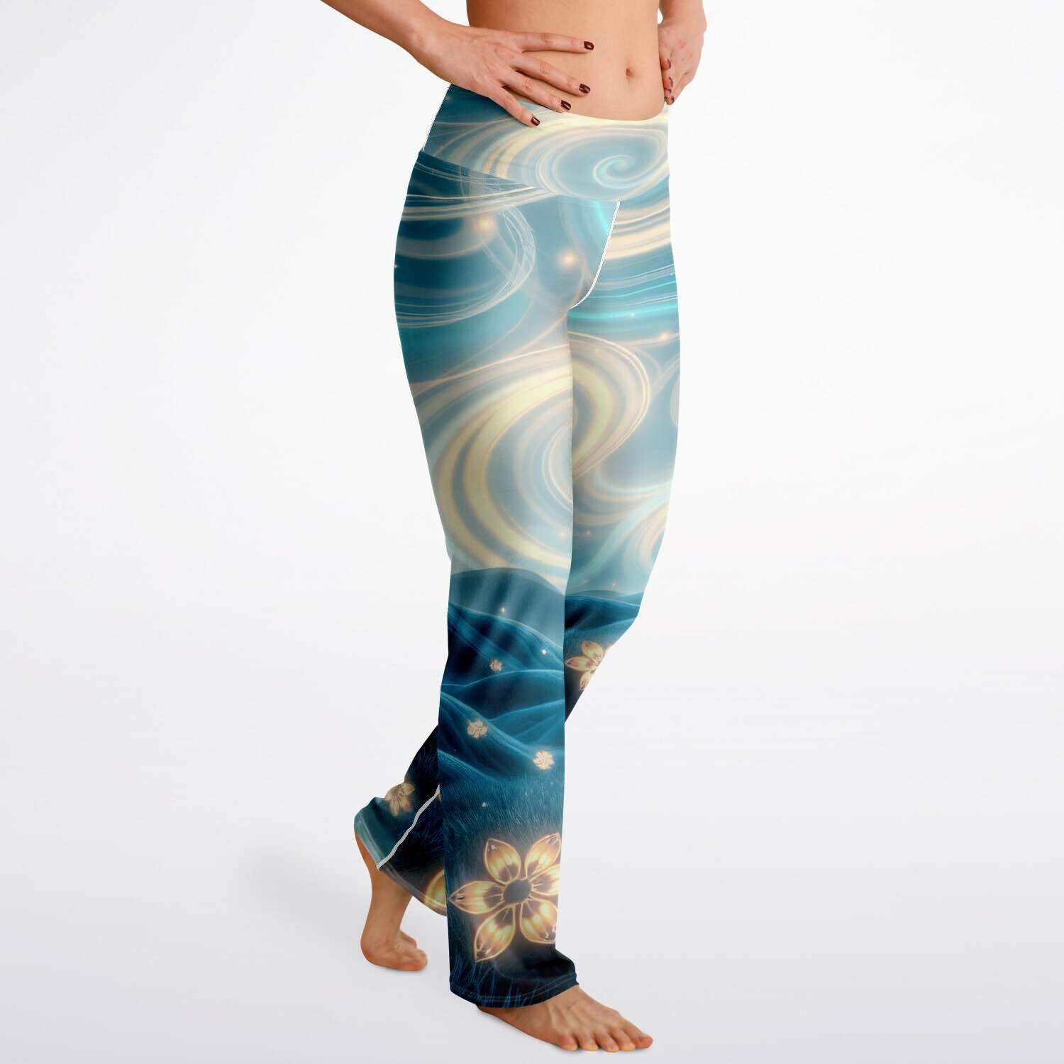 Flare Leggings - AOP - Miramor