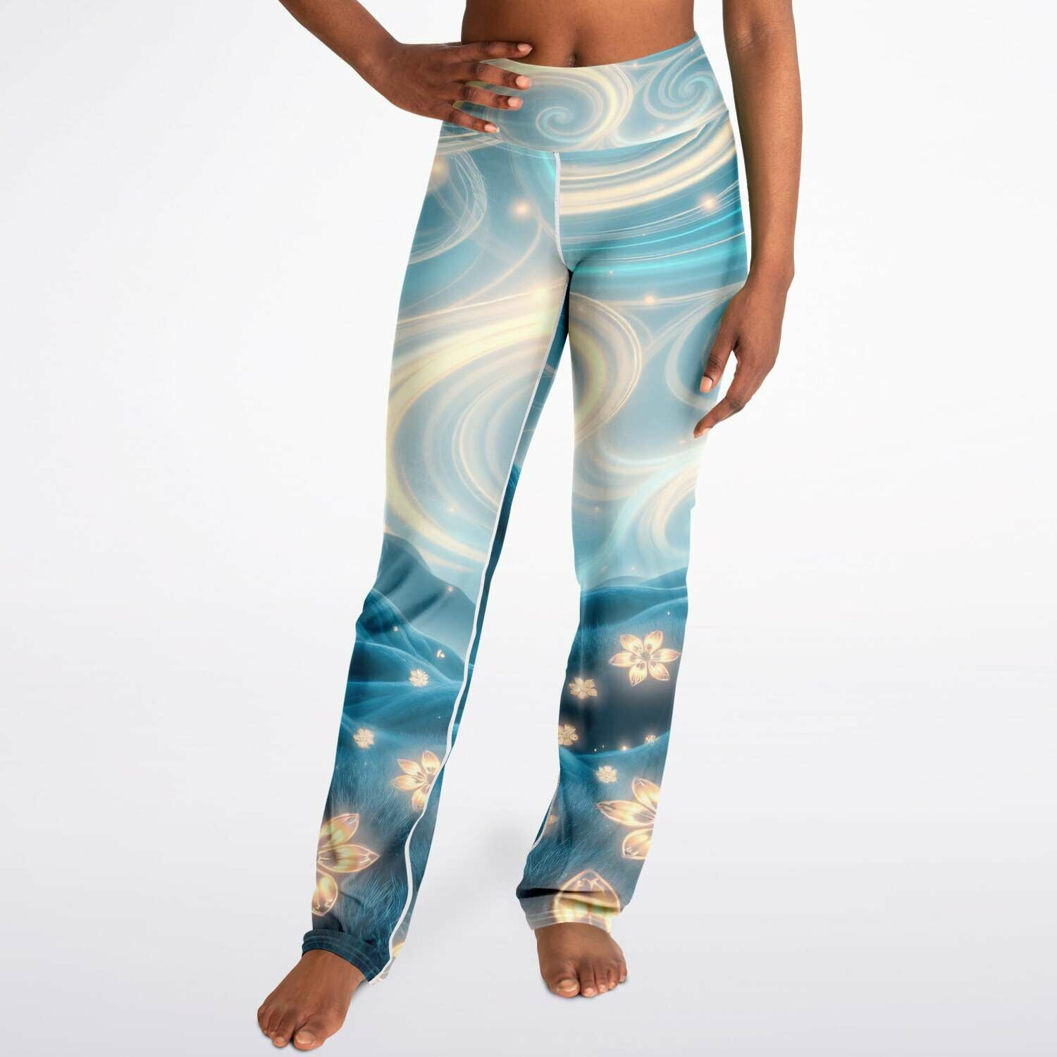 Flare Leggings - AOP - Miramor