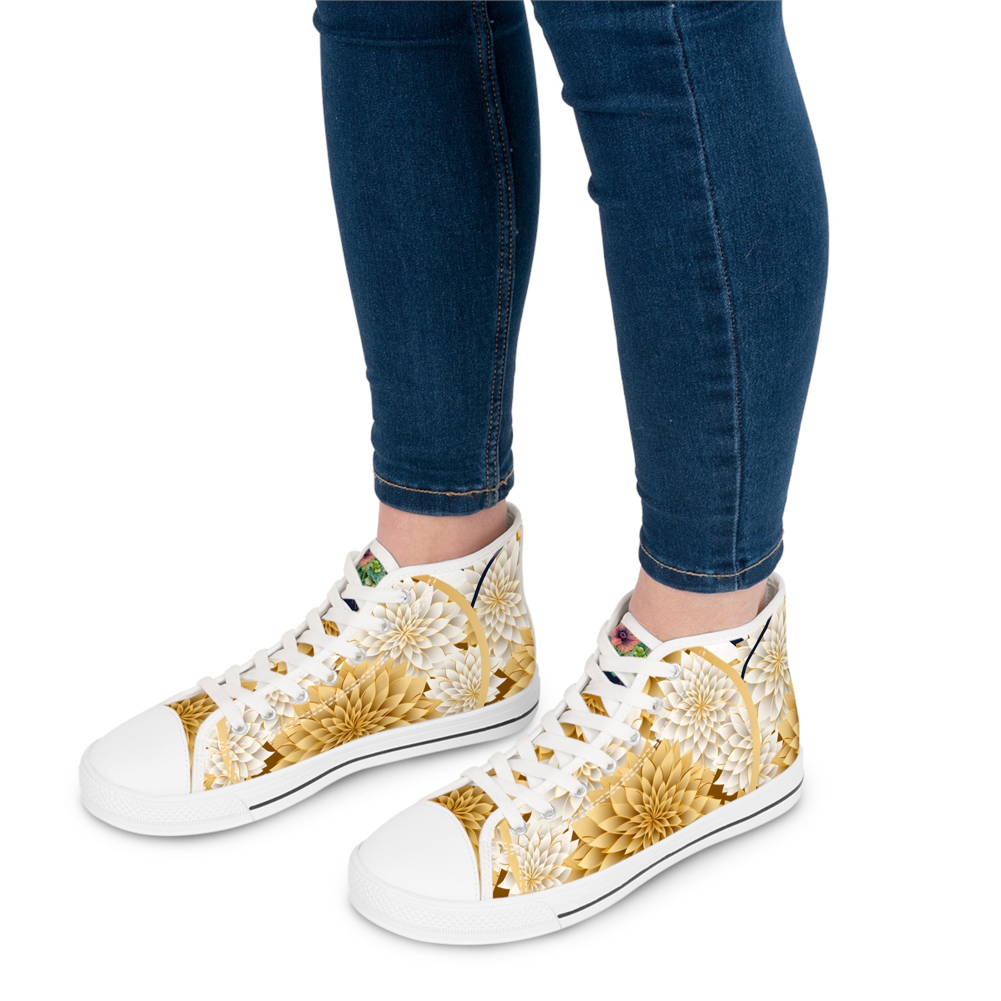 Paper Origami Women's High - Top Sneakers - Miramor