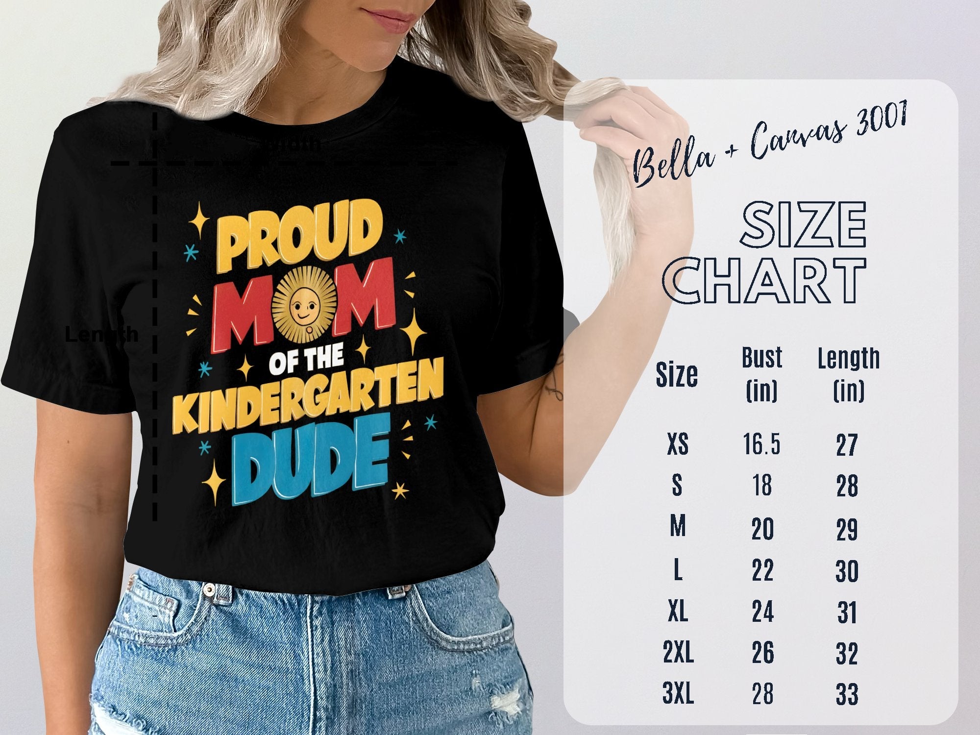 Proud Mom Of The Kindergarten Dude T - Shirt, Cute Kindergarten Mom Shirt, Fun School Mom Tee, Back To School Gift, Mothers Day Shirt - Miramor