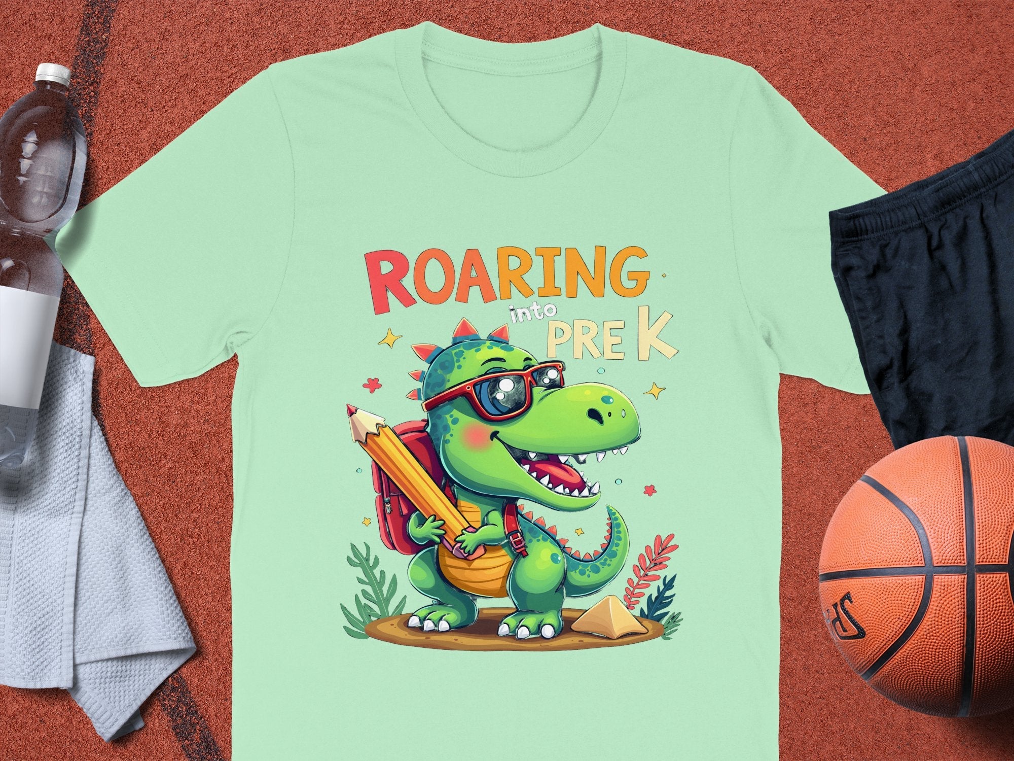 Roaring Into Pre - K T - Shirt, Cute Dinosaur Back to School Tee, Fun Kids Graphic Shirt, Pre - Kindergarten Outfit, Adorable School Apparel - Miramor