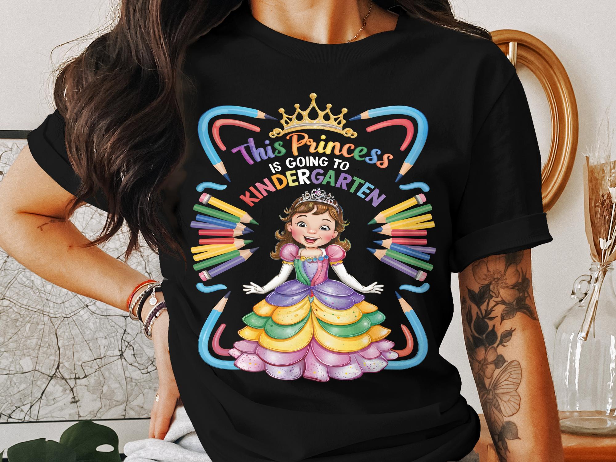 This Princess is Going to Kindergarten T - Shirt, Kids Back to School Shirt, Cute Kindergarten Outfit, Fun Toddler Tee - Miramor