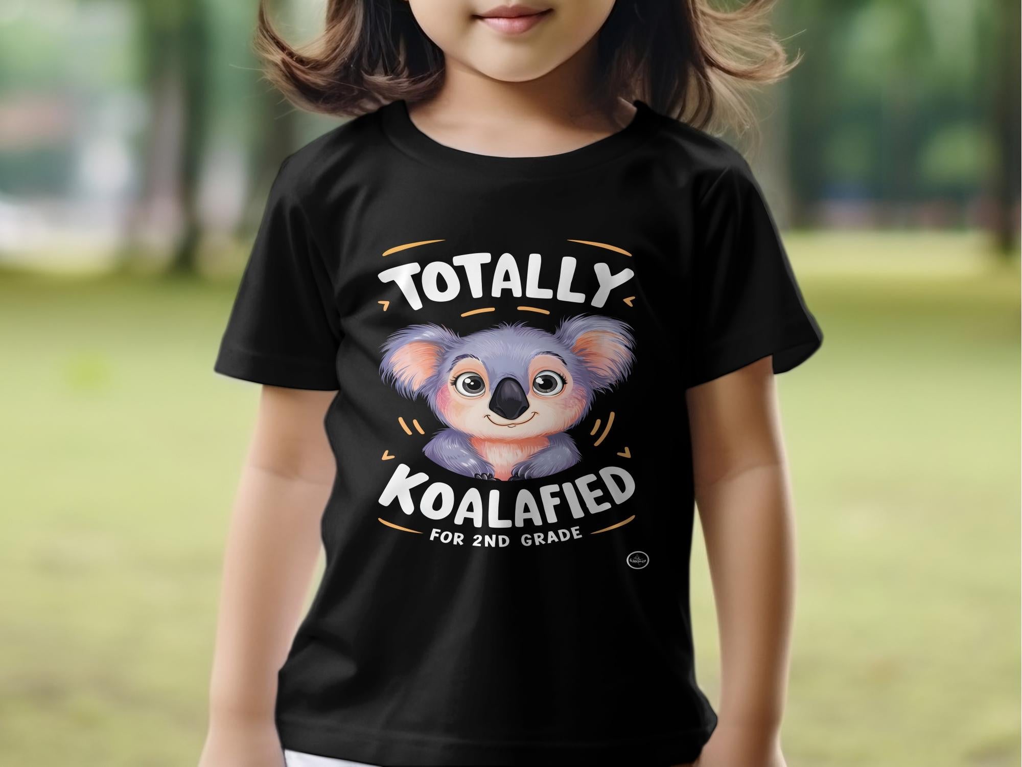 Totally Koalafied T - Shirt, Funny Animal T - Shirt, Back to School T - Shirt, Cute Koala T - Shirt, 2nd Grade T - Shirt, Kids T - Shirt - Miramor