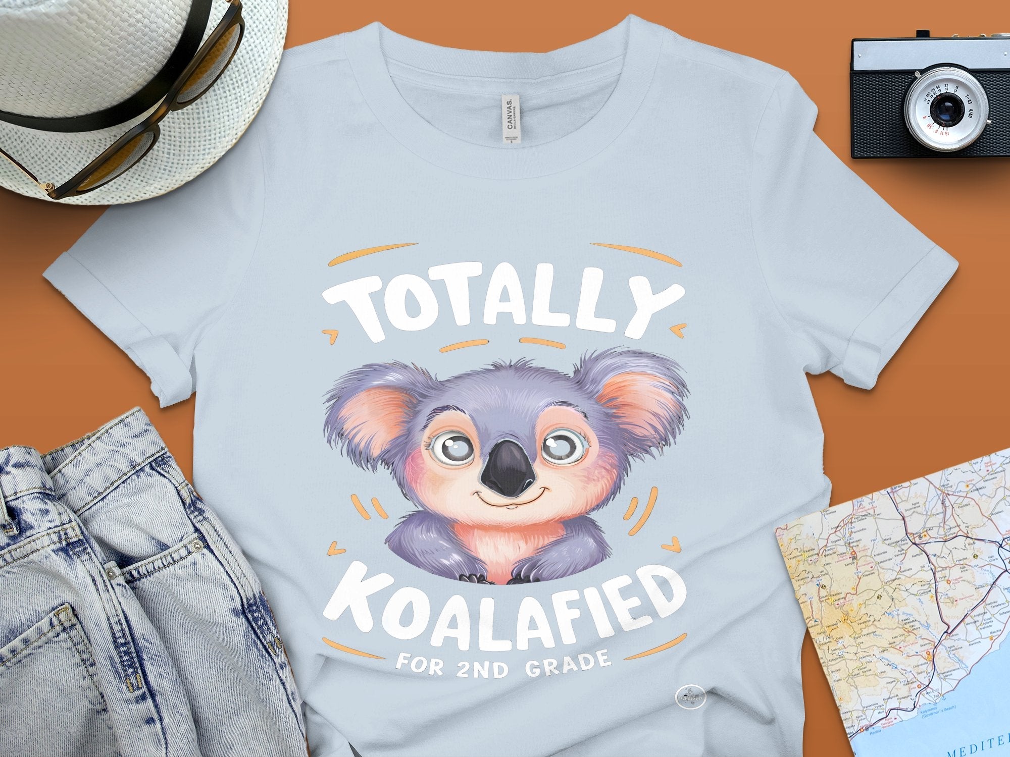 Totally Koalafied T - Shirt, Funny Animal T - Shirt, Back to School T - Shirt, Cute Koala T - Shirt, 2nd Grade T - Shirt, Kids T - Shirt - Miramor