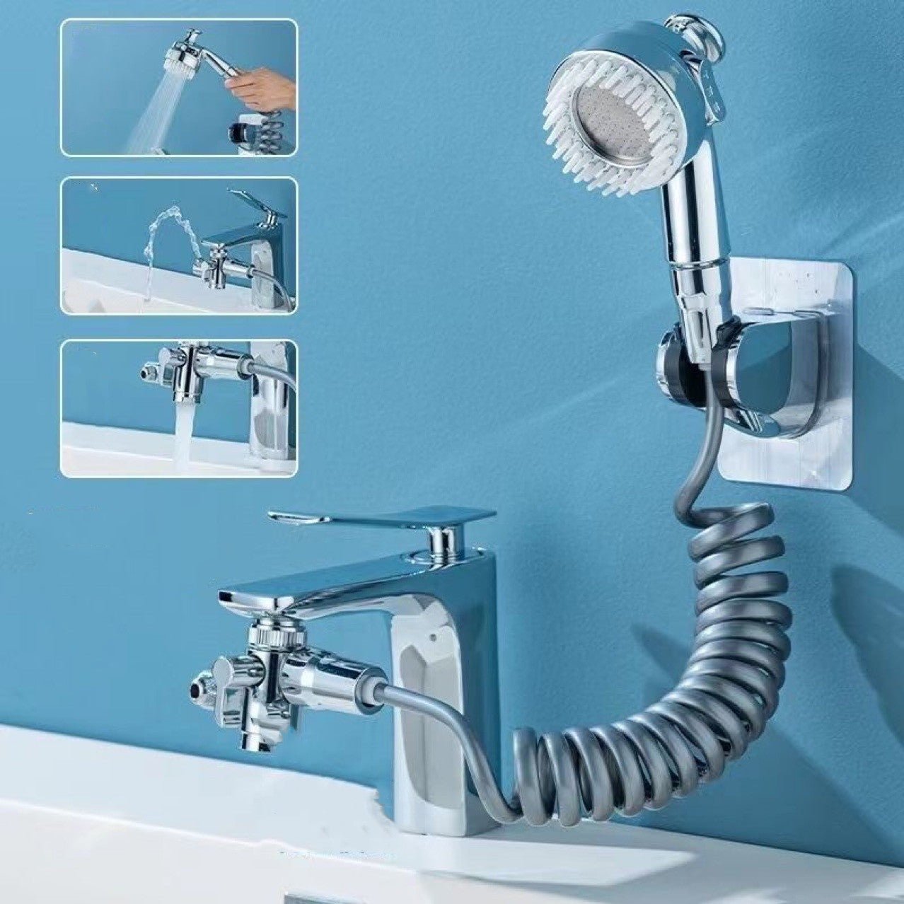 Multi-function Faucet Conversion Head Diverter Valve - Miramor