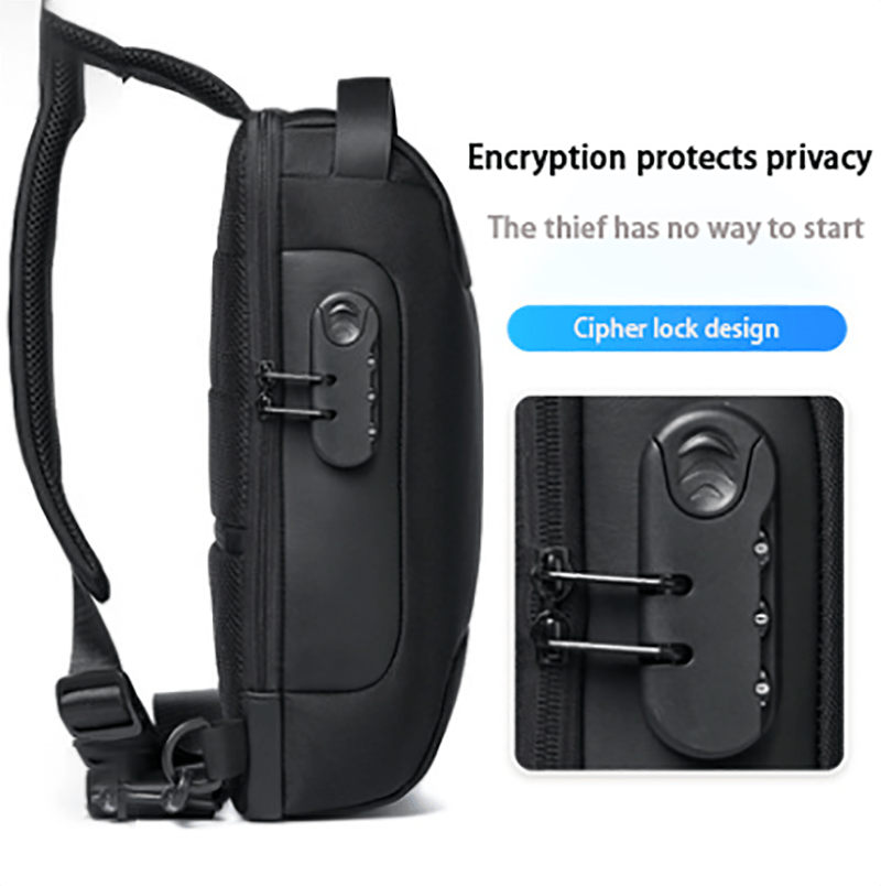 Waterproof USB Anti-theft Bag Men - Miramor